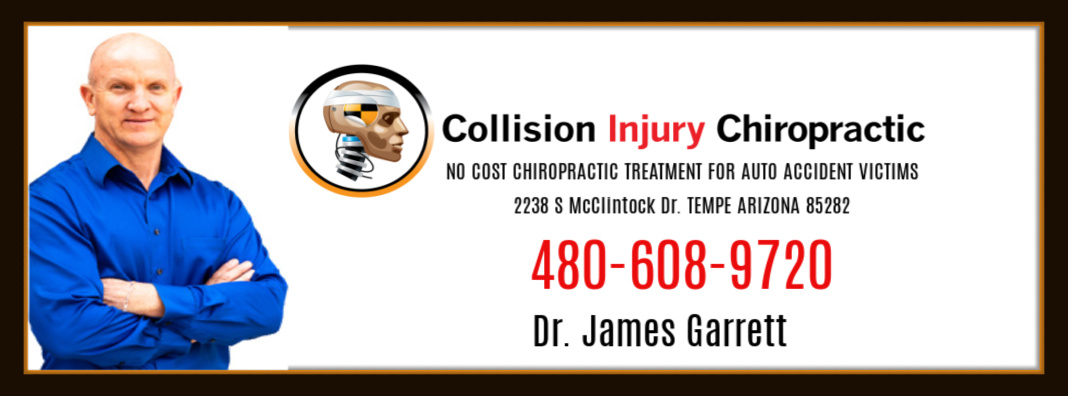 Collision Injury Auto Accident Treatment Dr. James Garrett Tempe Arizona 85282