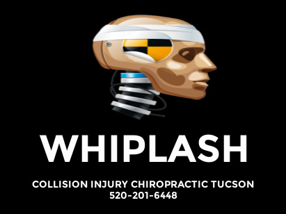 Graphic stating Collision Injury Auto Accident Treatment whiplash