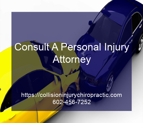 Graphic stating Consult A Personal Injury Attorney